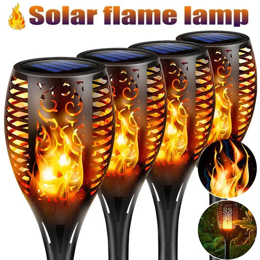 Solarne Lampy Pochodnie LED – Efekt Migoczącego Płomienia