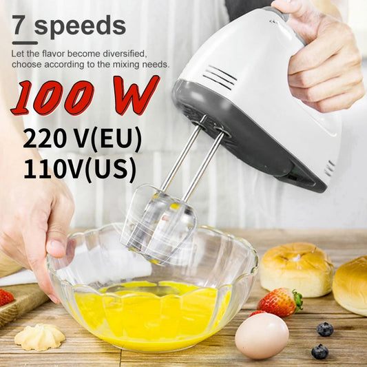 Alloet 100W – Bezprzewodowy Mikser Ręczny z 7 Prędkościami